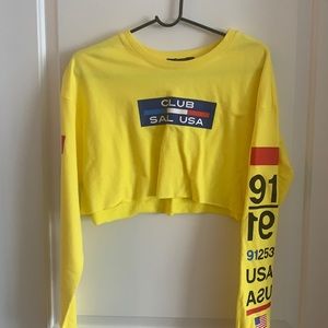 Forever 21 long sleeved crop top
